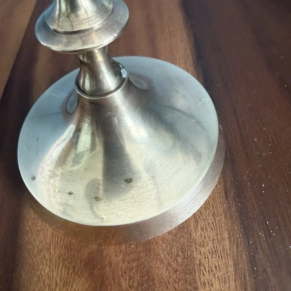 Vintage Brass 5 Arm Candelabra Candle Holder 8